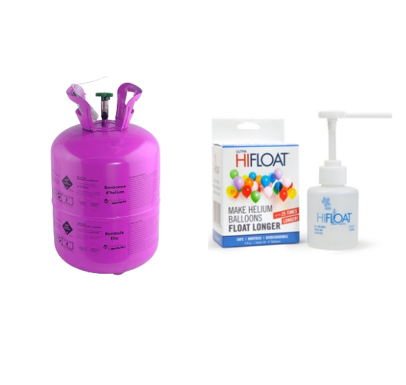 bombola elio e gel hi float per palloncini