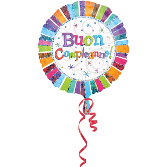Palloncino In Alluminio 50 Anni – Diametro 45 Cm – Addobbi Compleanno