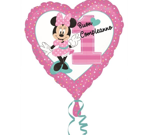 palloncino minnie disney primo compleanno