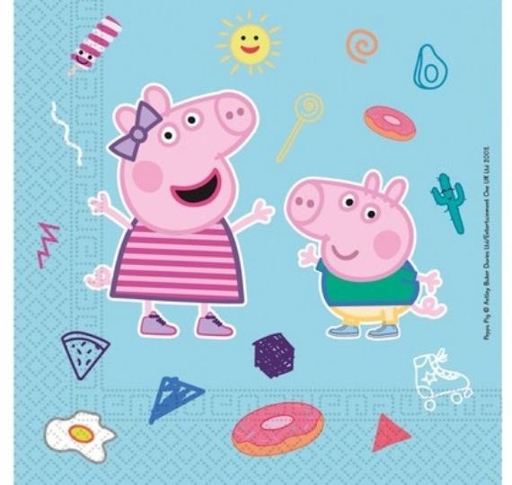 tovaglioli peppa pig