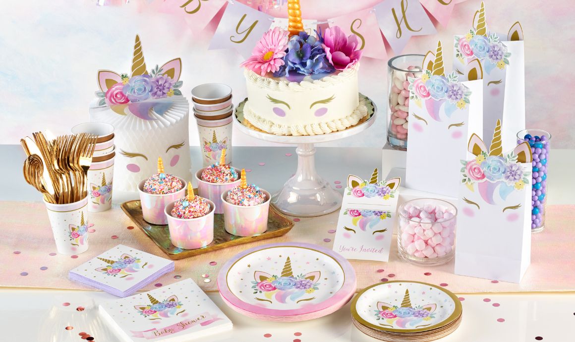 ⭐▷【Compleanno Tema Unicorno】 Addobbi e Articoli per Festa ⭐ - FesteMix